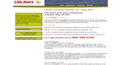 Desktop Screenshot of lifealertfloridawest.com