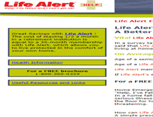 Tablet Screenshot of lifealertfloridawest.com
